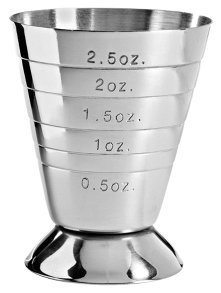Multi-Level Jigger Cup, Stainless Steel