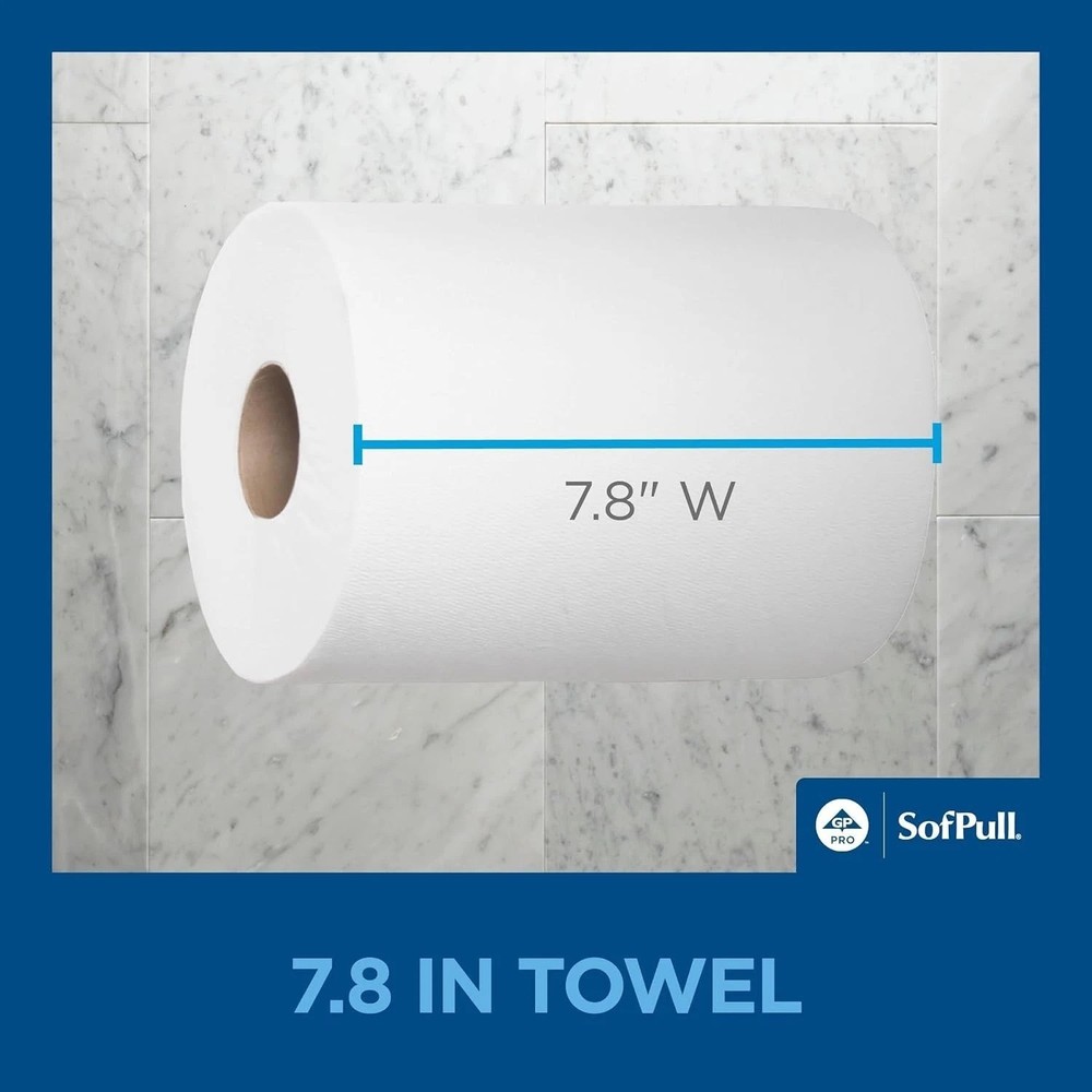 SofPull Centerpull Regular Capacity Paper Towel, White, 28124, 324 Sheets Pe...