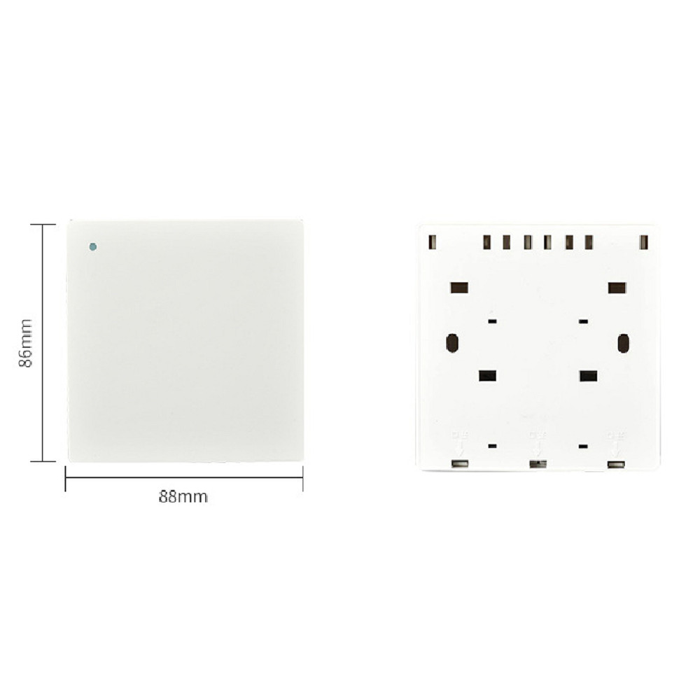 433MHz Wireless RC Kinetic Self-Powered Wall Light Switch For Home Lighting e