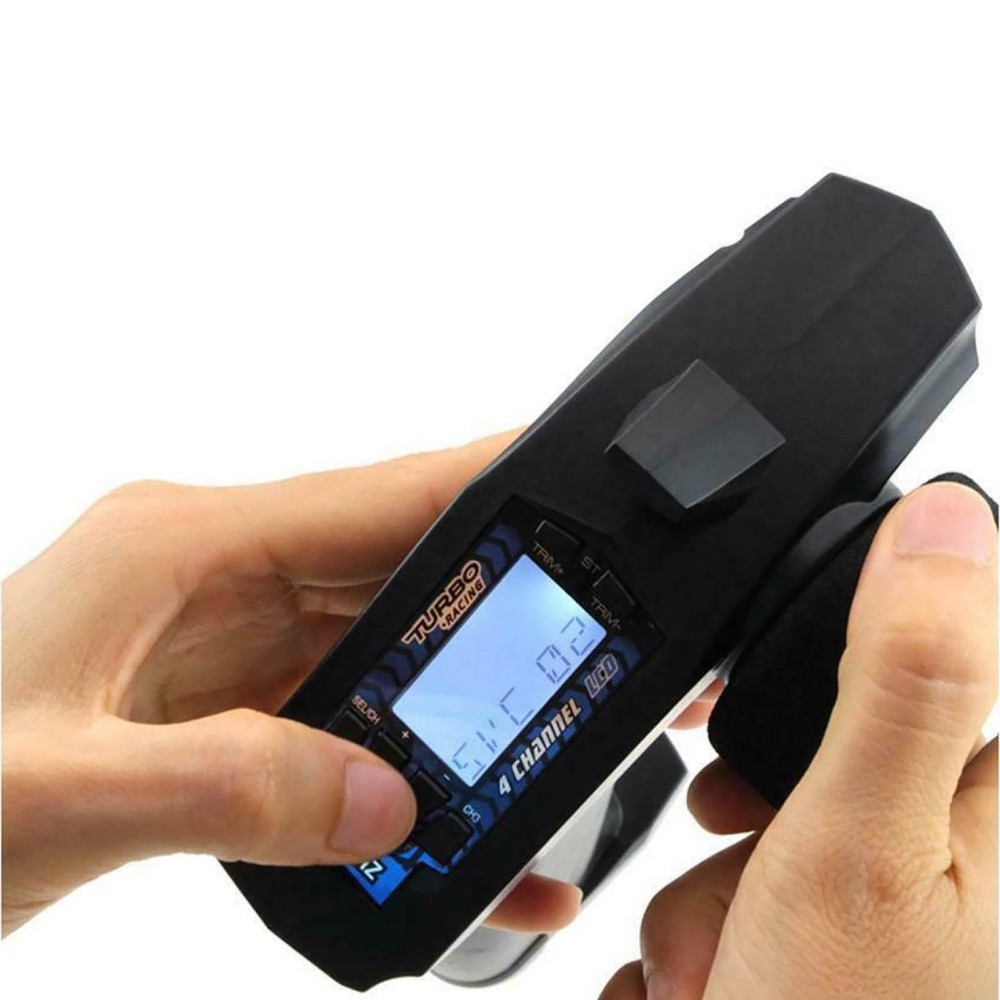 2.4G 4CH LCD Display Waterproof RC Car Remote Controller Transmitter+Receiver