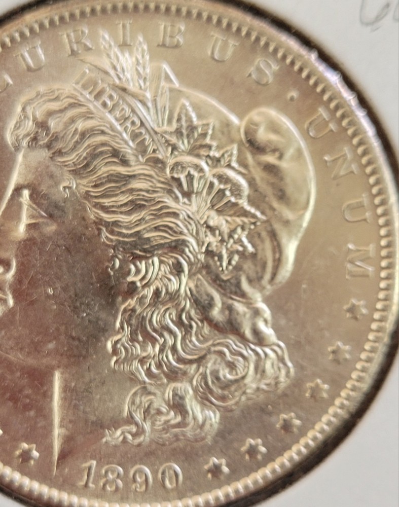 1890 S Morgan Silver Dollar UNC