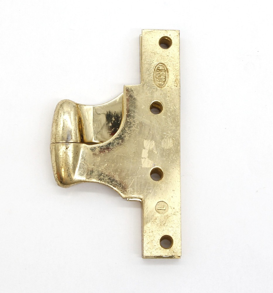 Corbin Polished Brass 6 x 6 Left Swing Olive Door Hinge