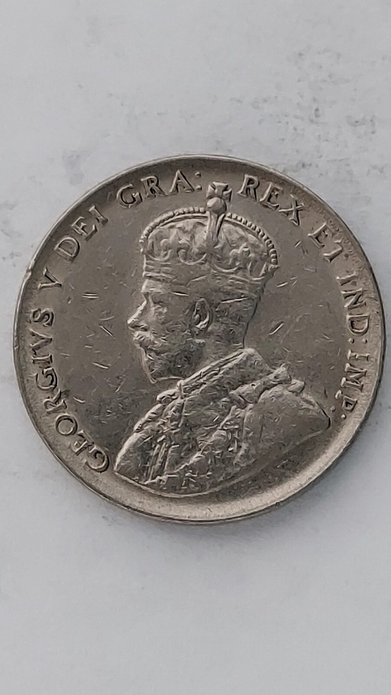 1936 Canada 5 Cent Nickel, George V