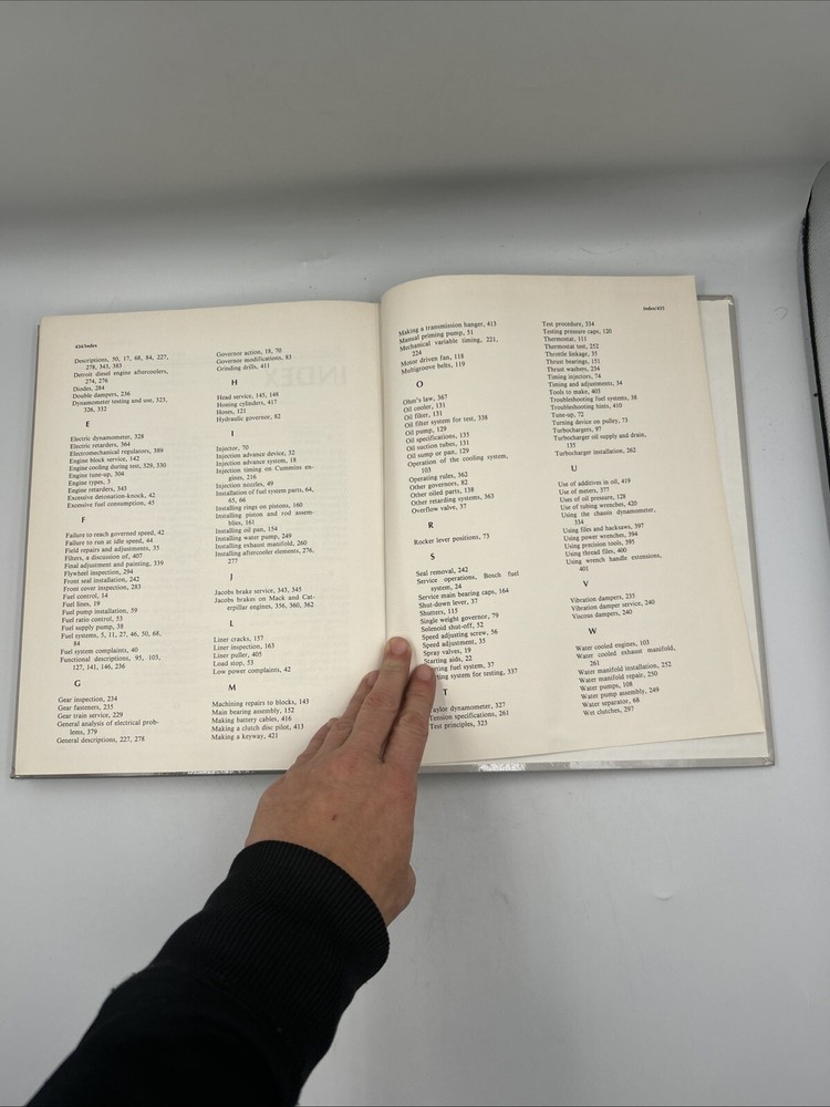 KENNETH BABB DIESEL ENGINE SERVICE BOOK HARDBOUND