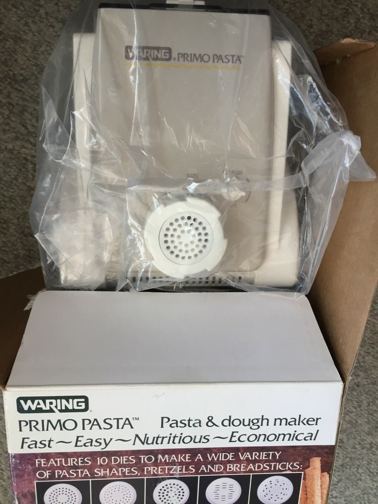 Waring Primo Pasta & Dough Maker PS101 Open Box with Attachments - Service Unit