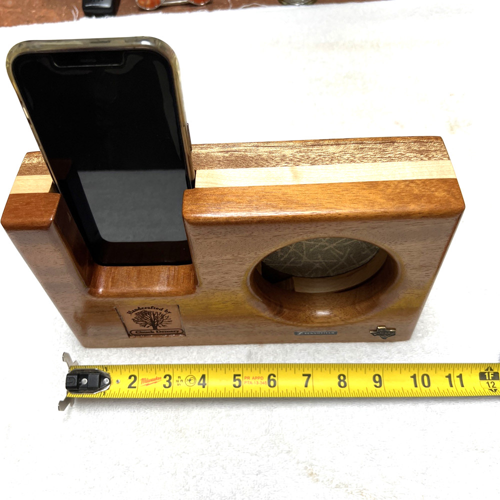 Handmade Iphone Speaker Mahogany wood