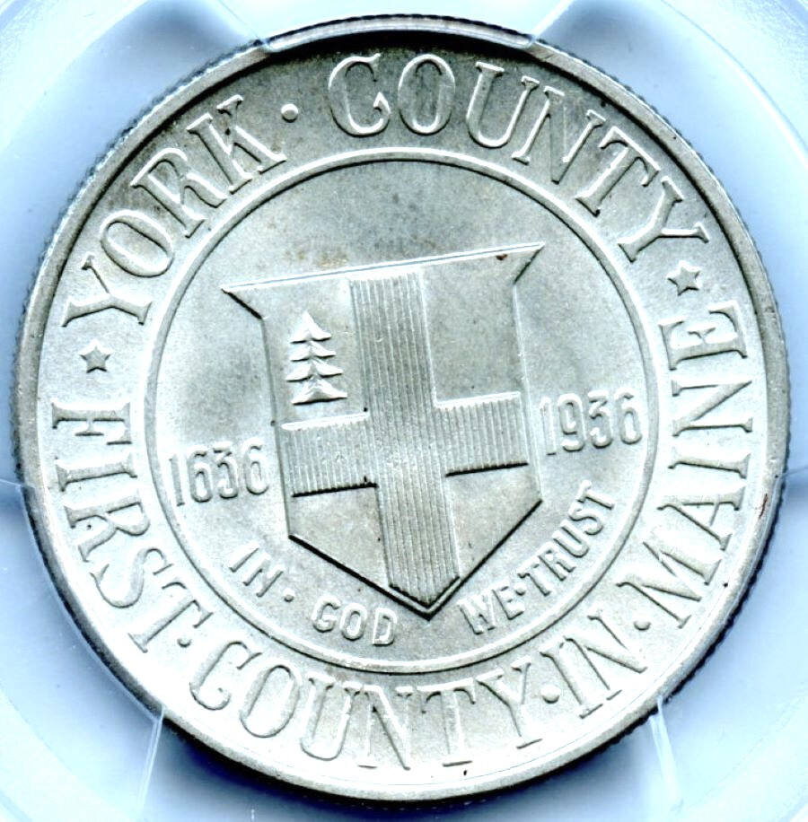 1936 York Silver Commemorative, PCGS MS66