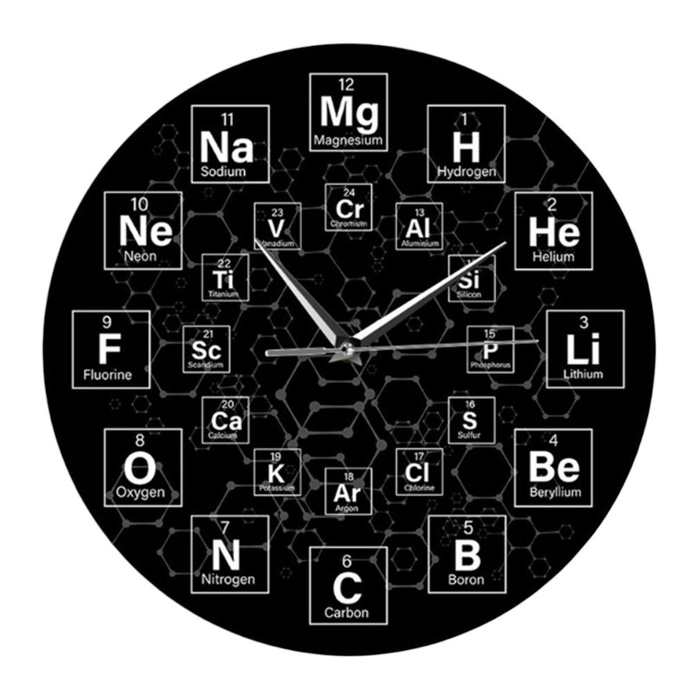 Intriguing Decor Laboratory Wall Clock Practical Clock Design Laboratory Decor