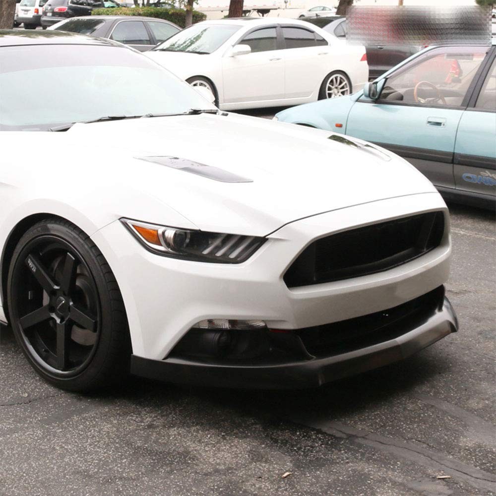 2015 - 2017 Mustang 黑色 PU Spoiler Guard 前保险杠唇