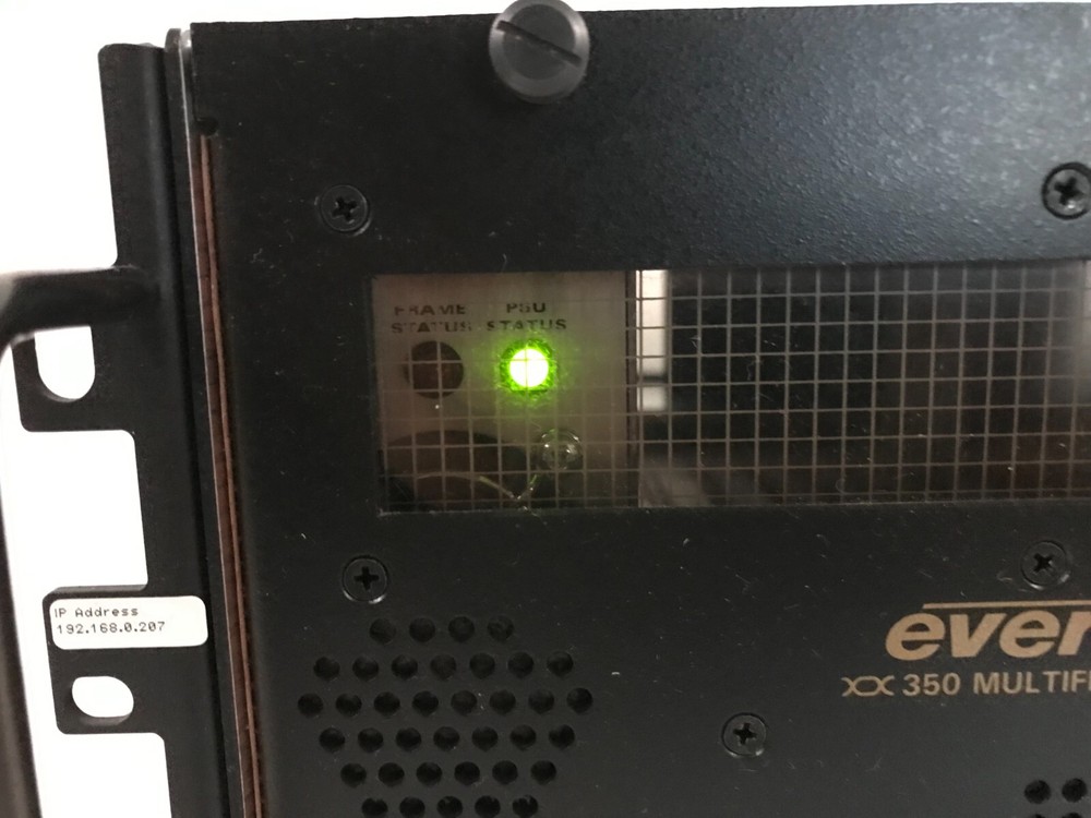 Evertz Model 350FR Multiframe 3U