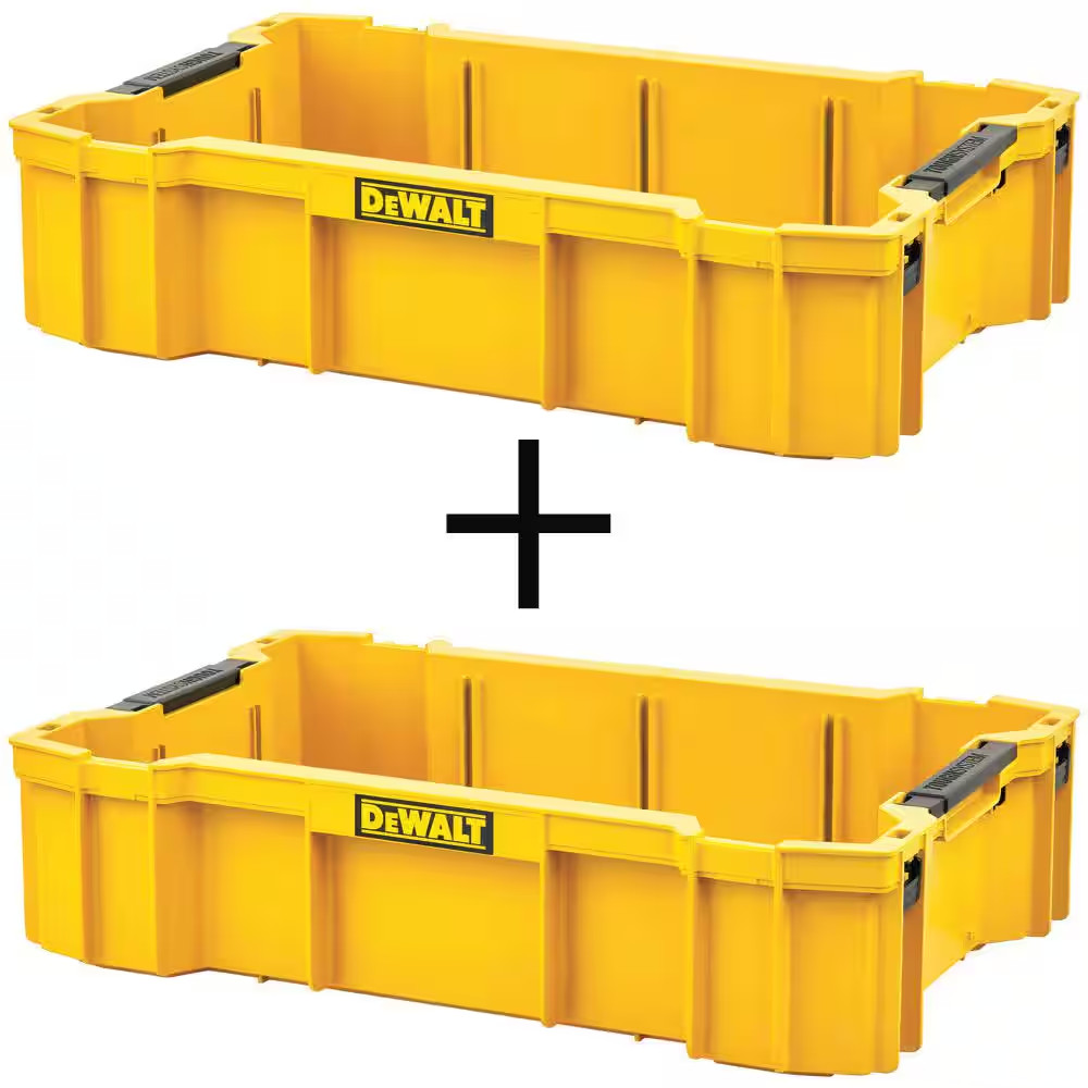 DEWALT TOUGHSYSTEM 2.0 Deep Tool Tray Storage (2 Pack)