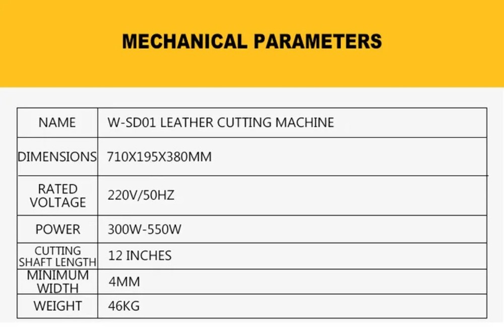 12 Inch Leather Strip Cutting Machine Motor Driven Self Motorized Electric