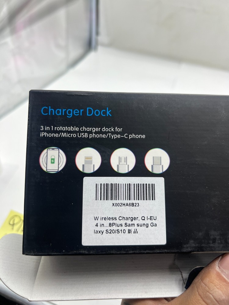 Multi-Function Charging Stand 3-in-1 Rotatable Charger Dock for iPhone/Micro USB