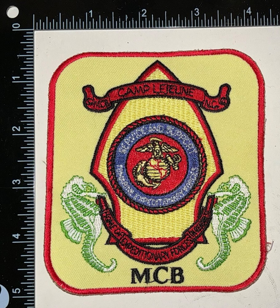 USMC US Marine Corps Camp Lejeune MCB Base Quantico VA Patch