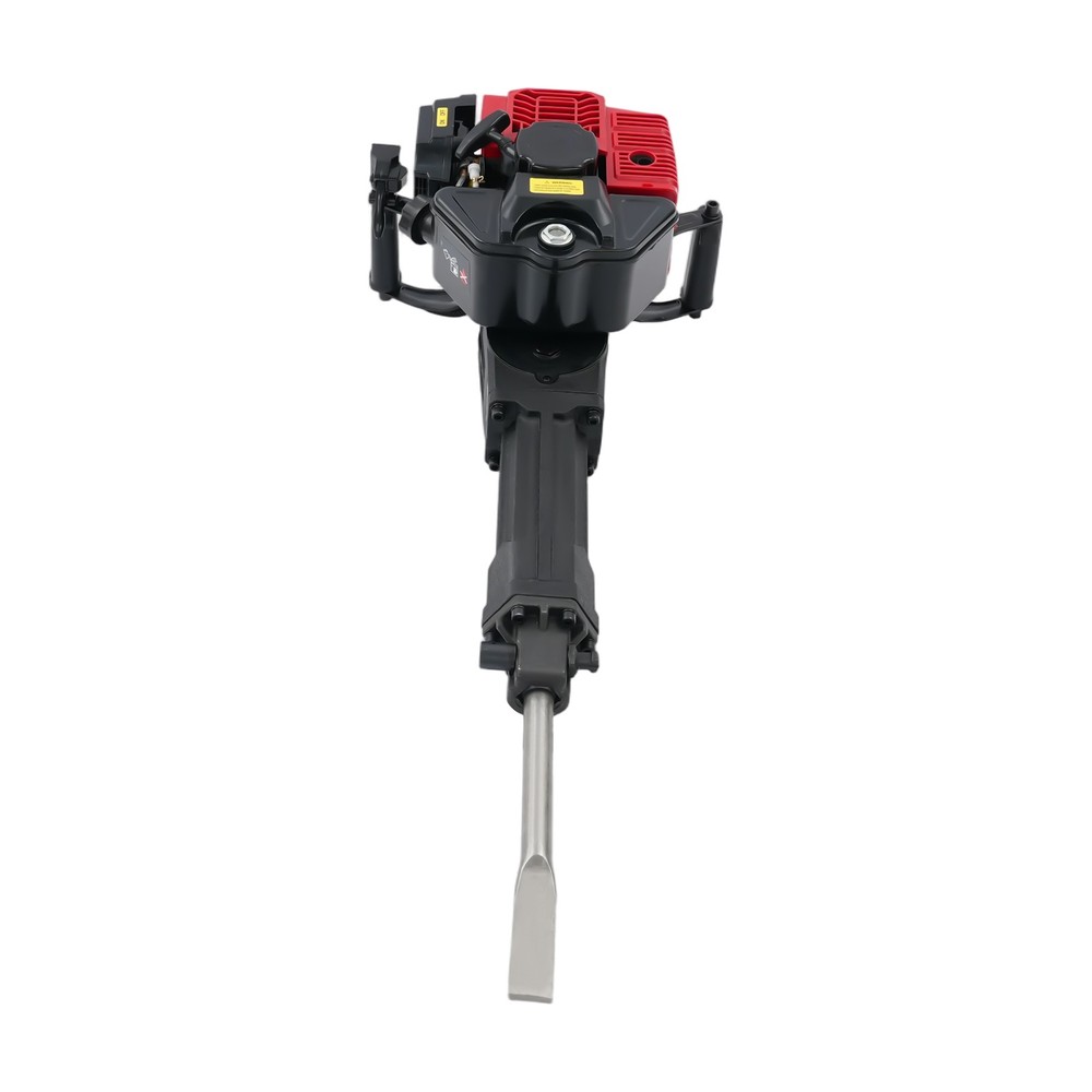 52cc Gasoline Powered Demolition Jack Hammer Concrete Breaker with 2 Chisel Bits