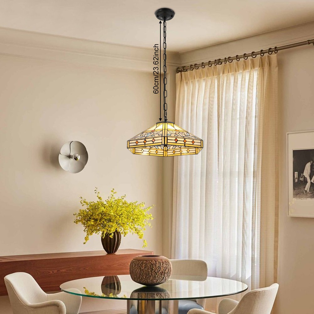 Elegant 2-Light Adjustable Pendant Light - Iron & Glass, Ceiling Mount