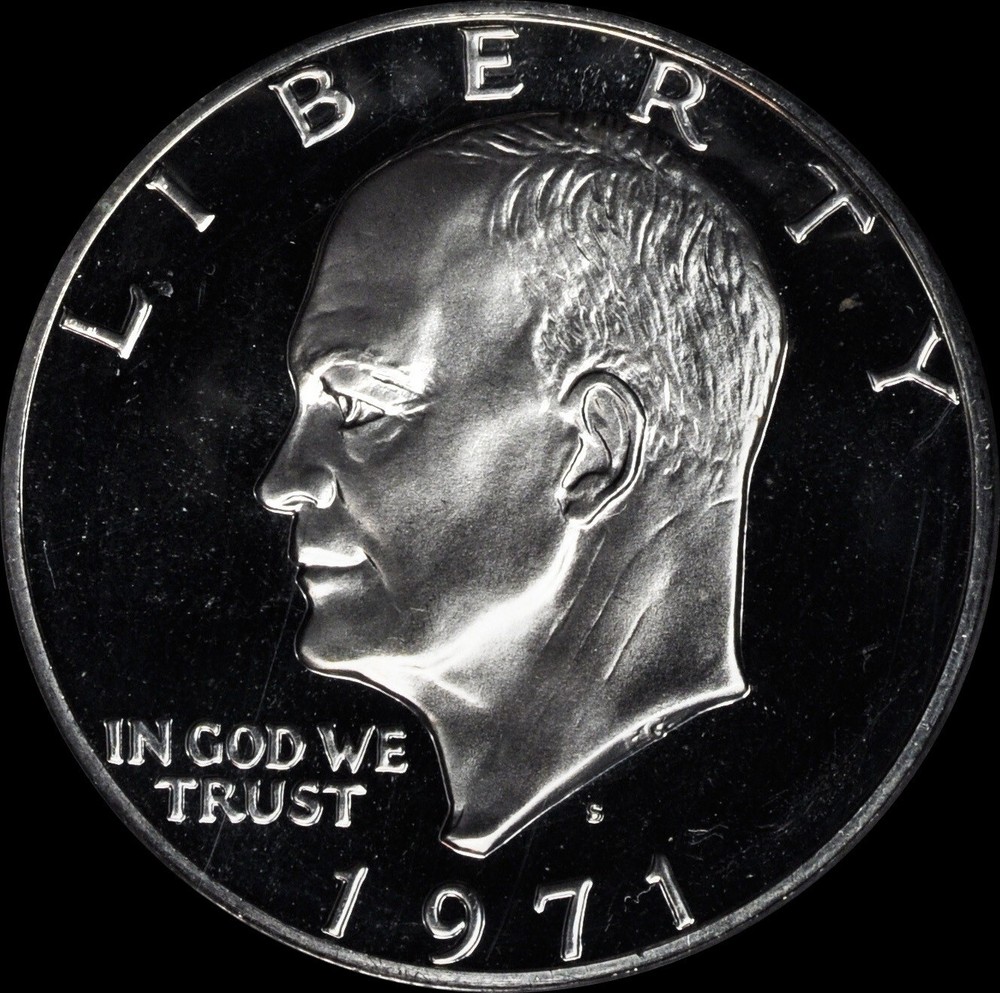 1971-S Eisenhower Silver Dollar Choice/Gem Proof
