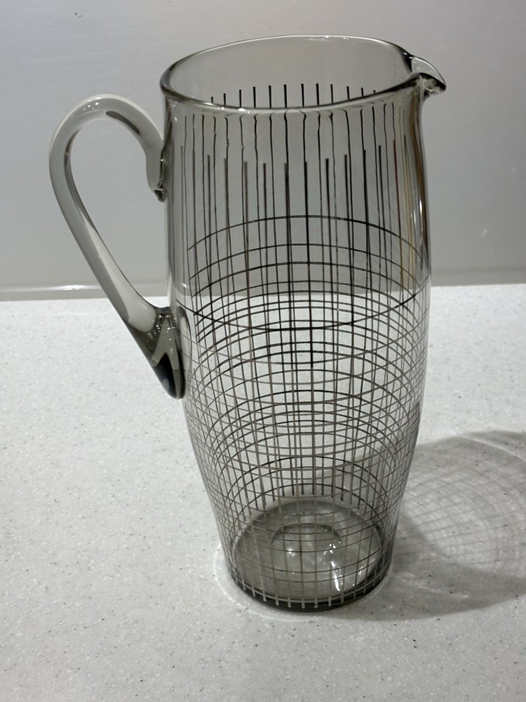 Martini Pitcher, Water, Antique Glass