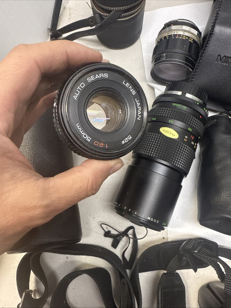 Vintage Cameras and Lenses Large Set
