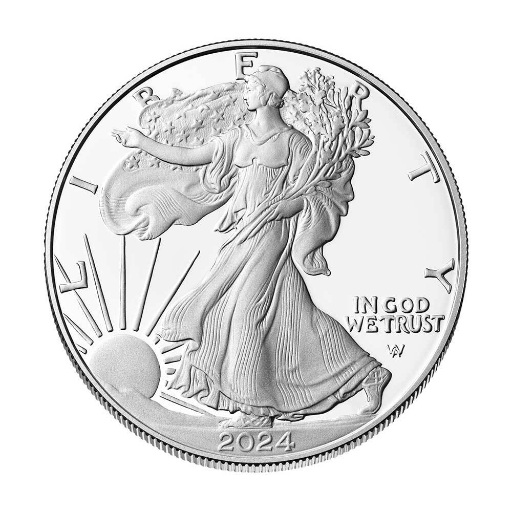2024-S Proof $1 American Silver Eagle Box, OGP & COA