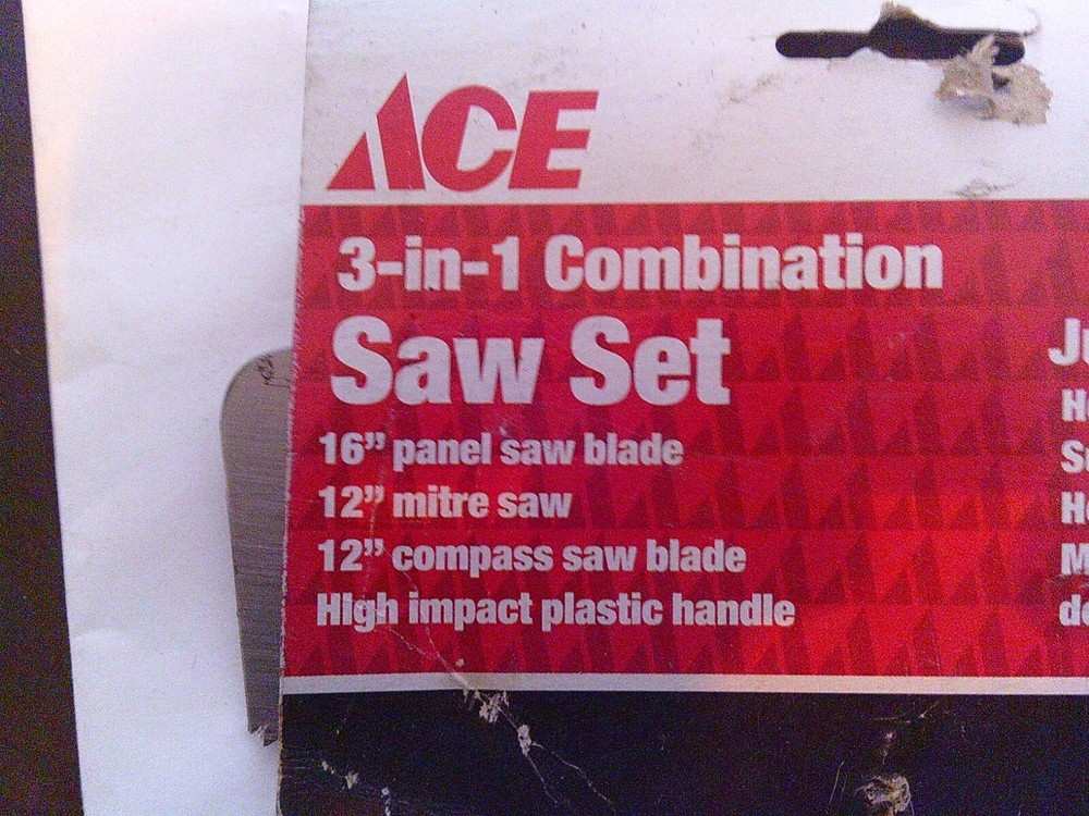 Ace 3 in 1 Combination Saw Set 27100