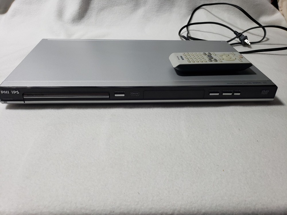 Philips Model DVP5140 Slim Silver CD/DVD Player *Tested*