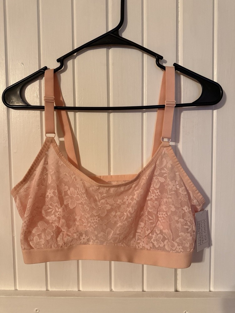 Auden Lace Bralette in Blush