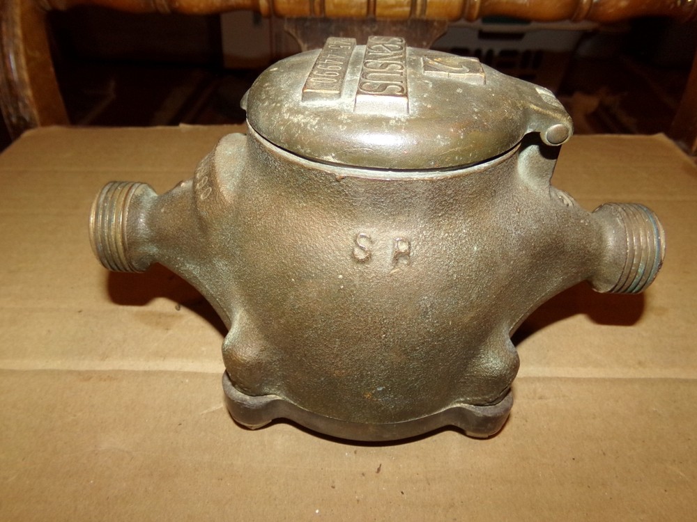 Sensus 5/8" S-05 Brass Water Meter Used