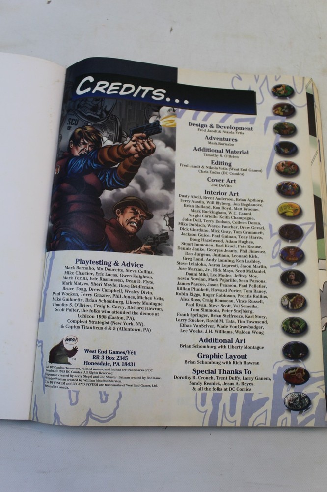 DC Universe Roleplaying Game 1999