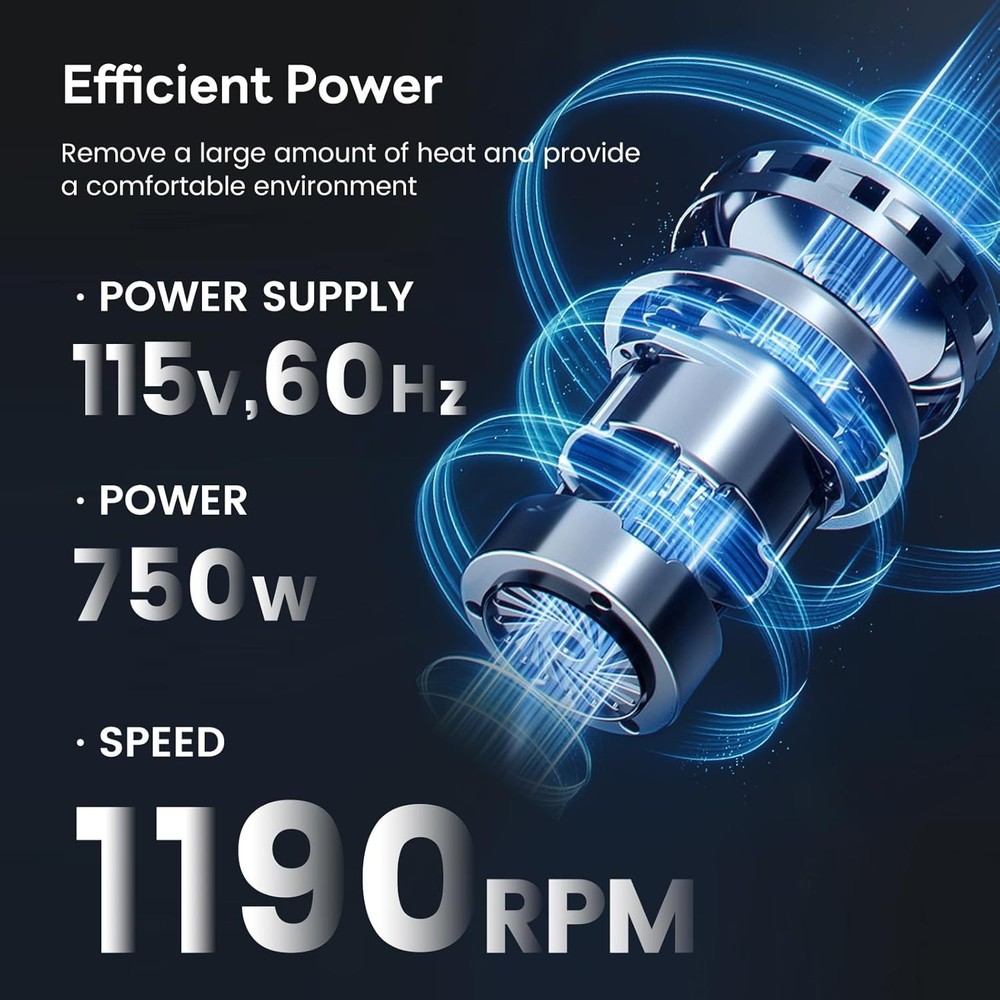 Energy-Efficient 8500 BTU Portable Air Conditioner White for Small Spaces