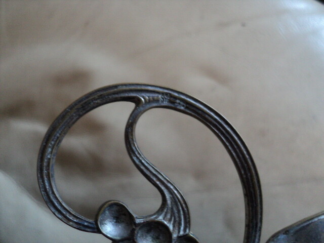 Vintage Large WMF Brass? Silver Plated? Grape Leaf Dish Made in Germany