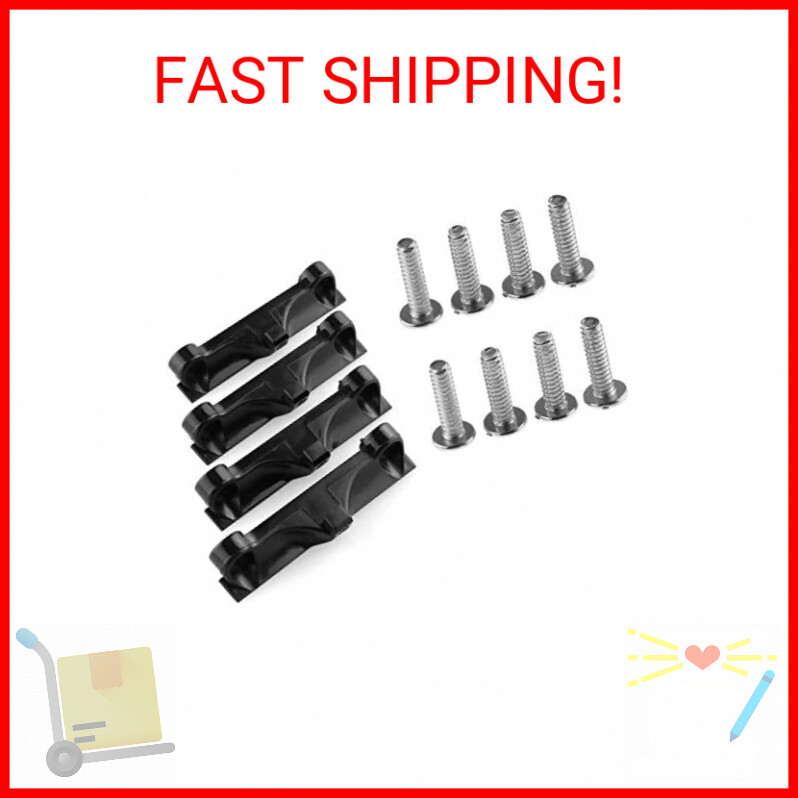 DGZZI CPU Fan Retainer Bracket 4PCS Black CPU Fan Support Bracket for AM4