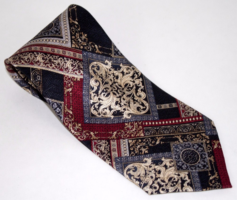 Dani Moda Maschile Men's 100% Silk Necktie,