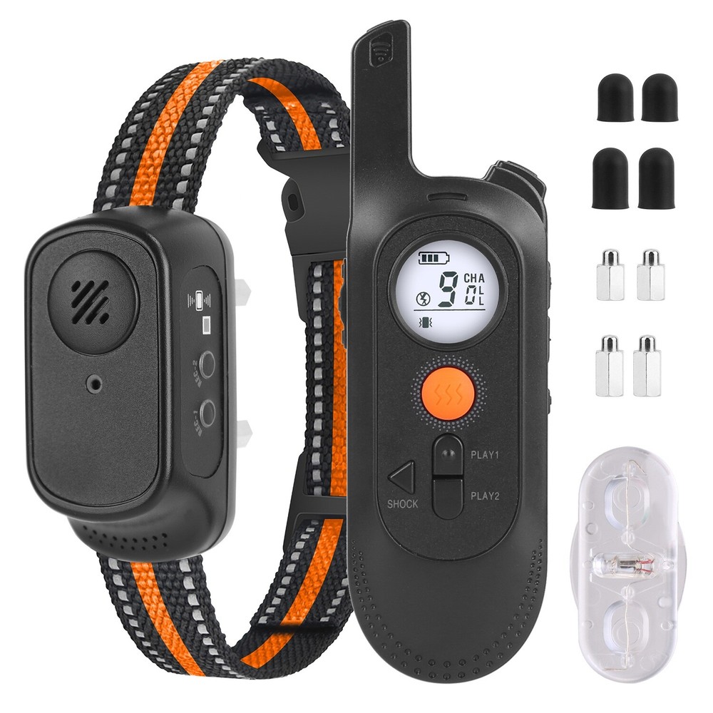 Dog Training Collar with 3 Training Modes, 984Ft Remote Electronic Dog Shock US