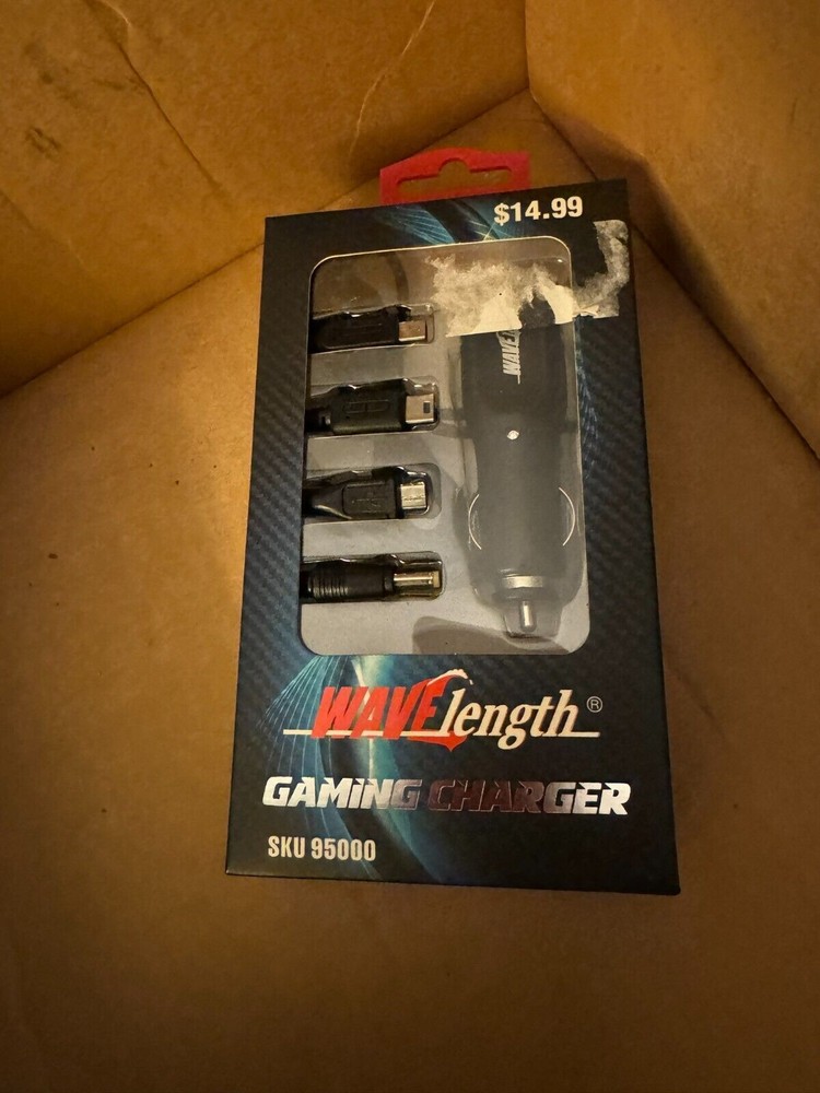 Wavelength Gaming Charger Multi Tip Micro USB Handheld Console Charger Dsi PSP