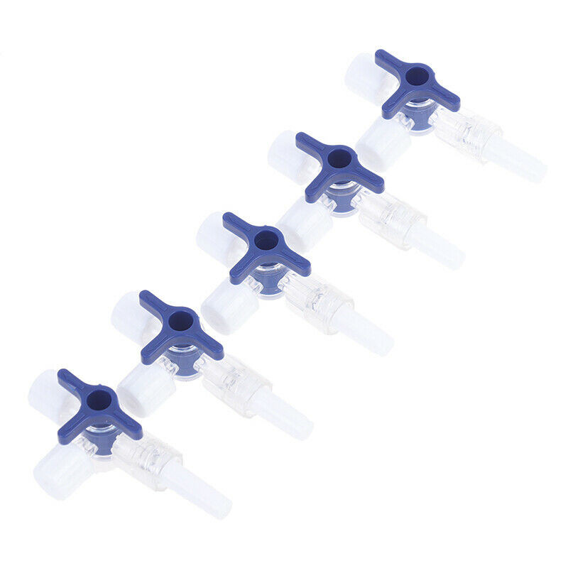 10 PCs 3-Way Stopcock Luer Lock Connection Adapter
