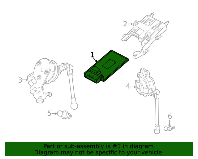 Genuine GM Active Suspension Control Module 23108998