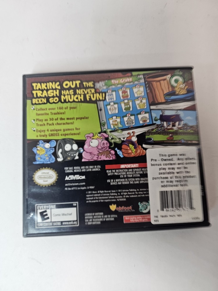 Nintendo DS The Trash Pack Case Only NO GAME