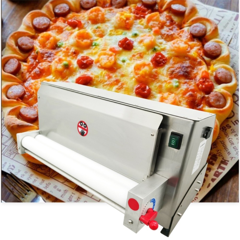 4-19" Electric Pizza Processing and Making Machine Dough Rolling Machine
