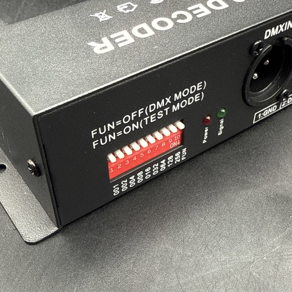 4 Channel DMX Decoder RGBW PWM DMX512 Dimmer Driver LED Strip Light Controller