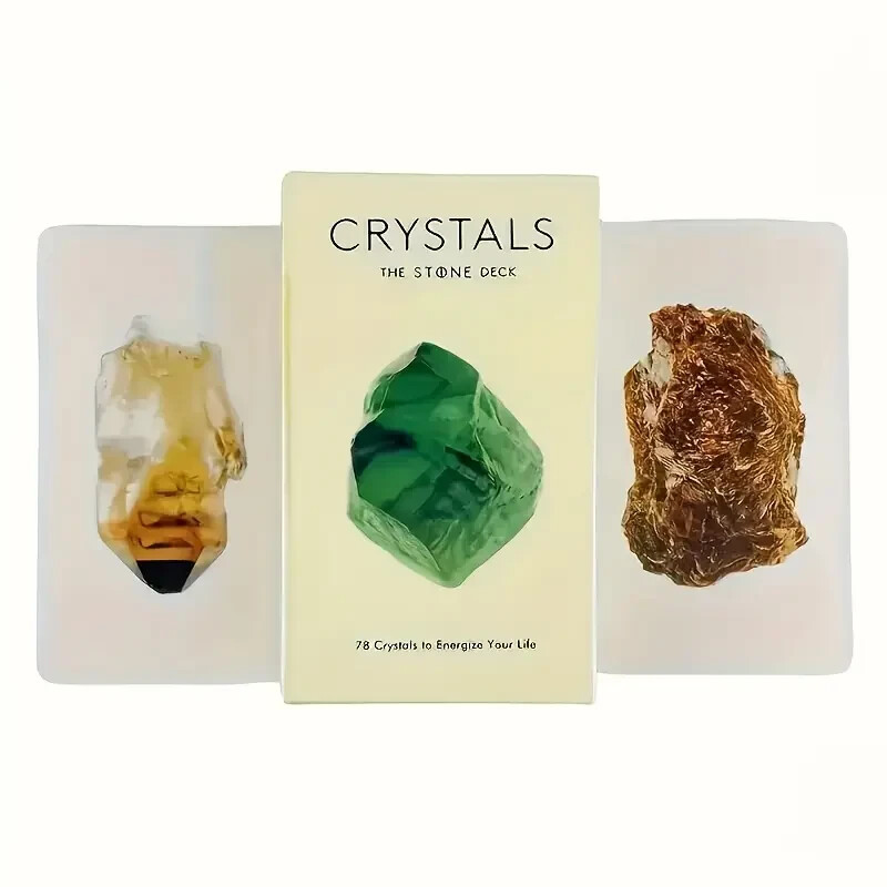 78-Card Crystal Oracle Tarot Deck - Elegant Divination Cards