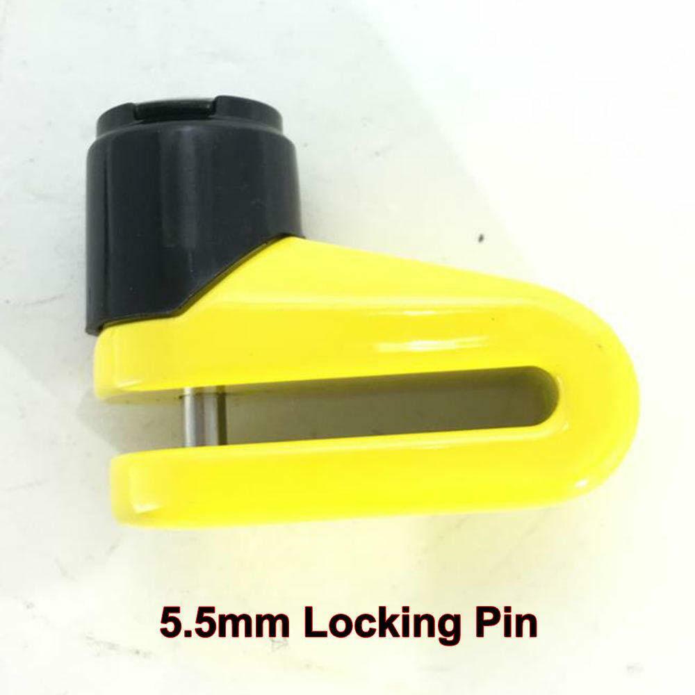 ROCK SOLID YELLOW RS TRIGGER DISC LOCK MOTORCYCLE MOTORBIKE SECURITY 5.5mm PIN