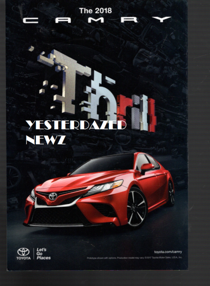 2018  Print Ad for Toyota Camry "Thrill"