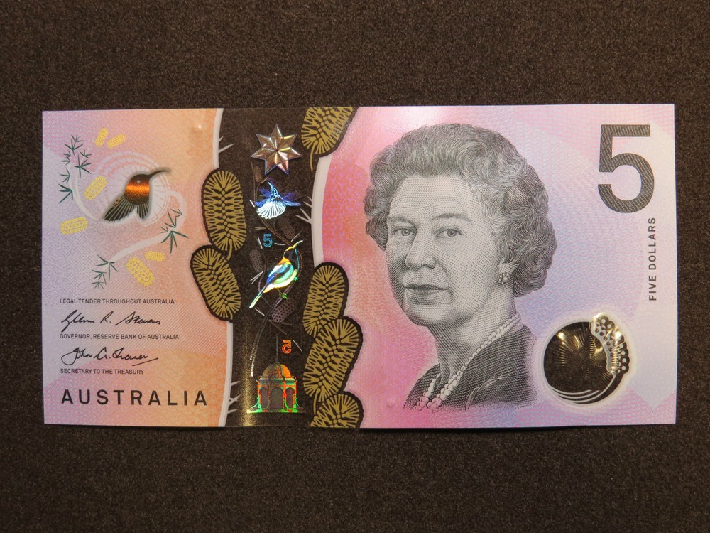 2016 $5 Polymer Banknote Australia Dollars Prefix DI1609555_ _ UNC Grade