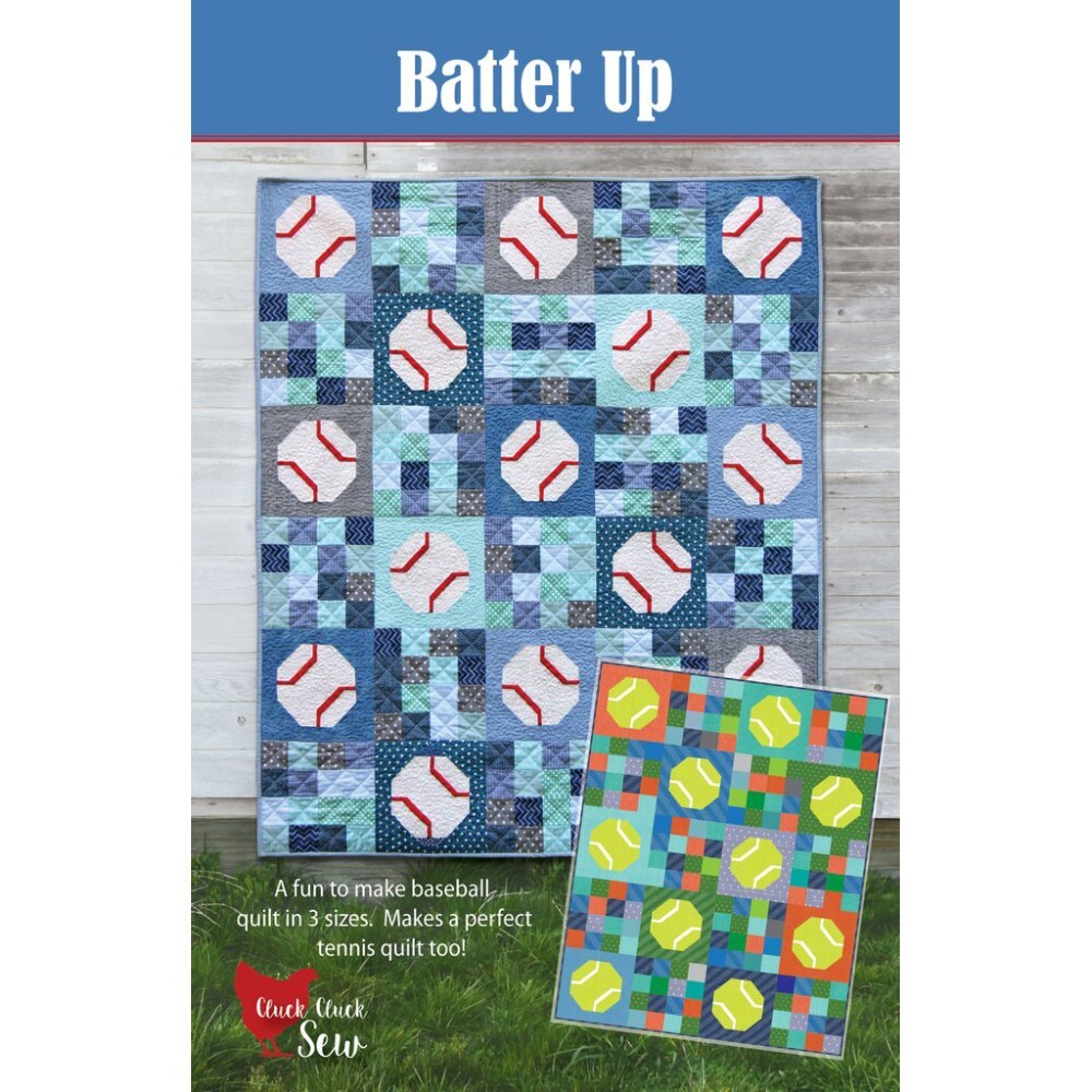 Cluck Cluck Sew Batter Up Quilt Pattern