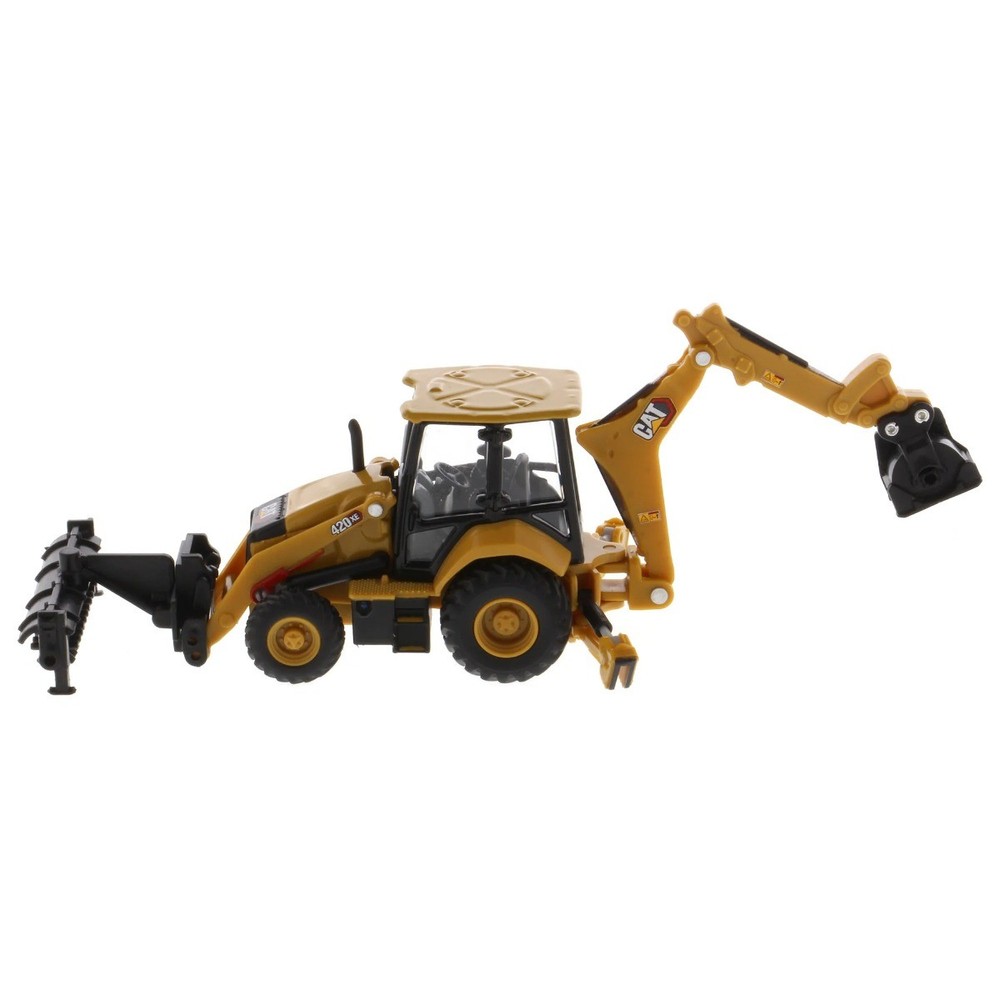 Diecast Masters 85765 Cat 420 XE Backhoe Loader & 4 Tools 1/64 Scale Model