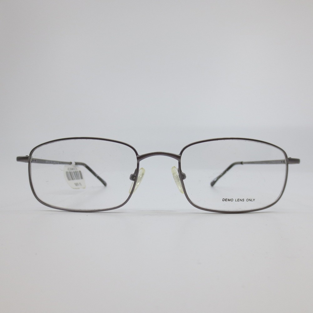 MM 5034 GM Gunmetal Rectangular Eyeglass Frames Mens 54-19-145