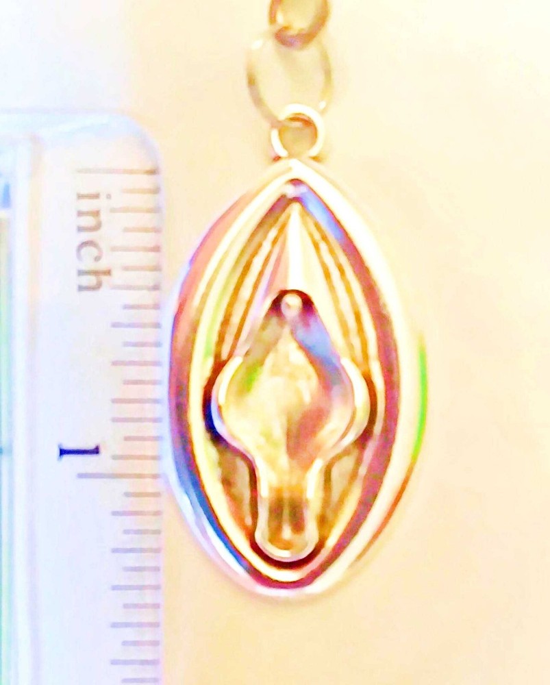 Set of Two ~ Vagina Metal ~ Ceiling Fan Pull Chains