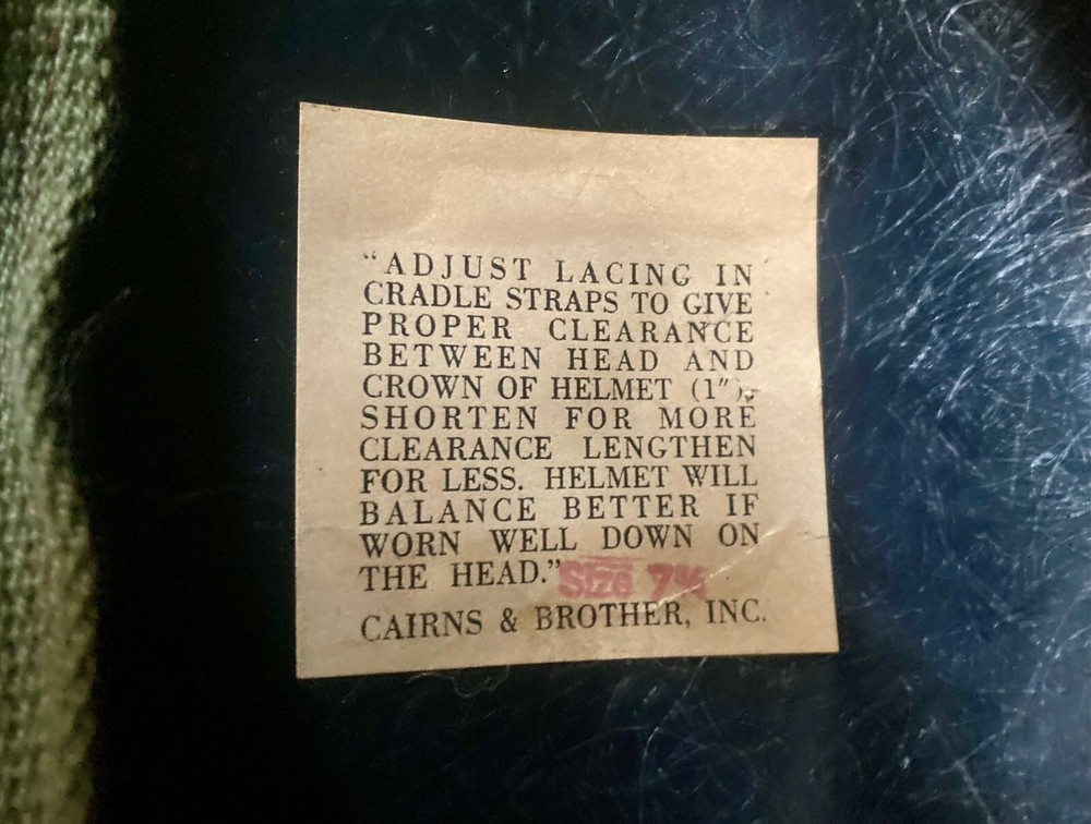 VINTAGE 1960s FIRE HELMET