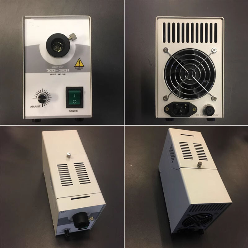 XD-301-150W Halogen Cold Light Source Fiber Optic Microscope Light Haloid Lamp